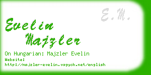 evelin majzler business card